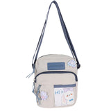 Cartoon Nylon Waterproof Transparent Messenger Bag