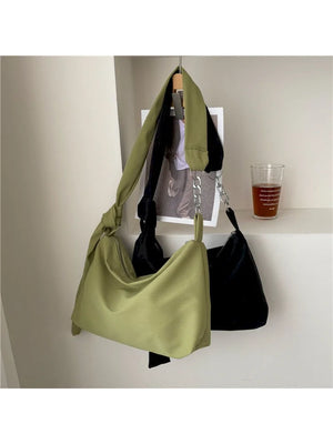 Canvas Commuter Shoulder Tote Bag Large Capacity Messenger Crossbody Bags