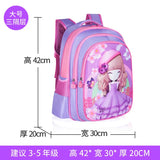 Elementary Cartoon Backpack for Girls Kids