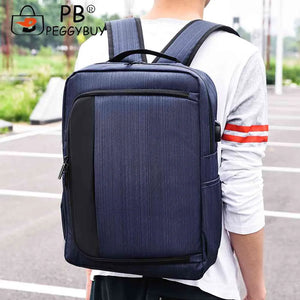 Student Travel Laptop Backpack - High Oxford Shoulder Knapsack with USB Charging