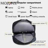 Student Travel Laptop Backpacks Men High Oxford Shoulder Knapsack USB Charging