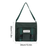 Classic Canvas Schoolbag Messenger Bag Crossbody Bags