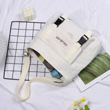 Classic Canvas Schoolbag Messenger Bag Crossbody Bags