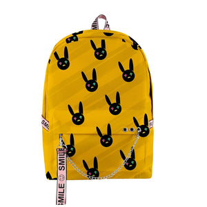 Bad Bunny Boys Girls Schoolbag Waterproof Laptop Backpack