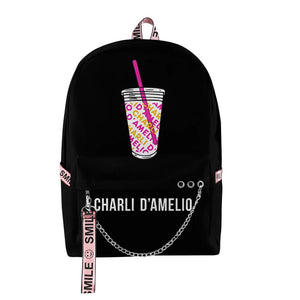 Charli D'Amelio Backpack Kpop Key Chain Bag