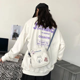 Solid Mini Straw Crossbody Bag for Women