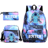 Stitch Schoolbag Set for Kids - 3 Pieces