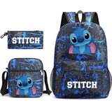 Stitch Schoolbag Set for Kids - 3 Pieces