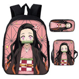 Anime Kimetsu No Yaiba Nezuko Backpack Set