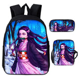 Anime Kimetsu No Yaiba Nezuko Backpack Set