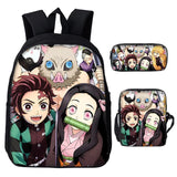 Anime Kimetsu No Yaiba Nezuko Backpack Set
