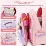 Kids Rabbit Backpack Waterproof Zipper School Bag
