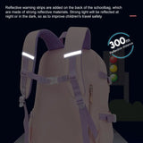 Kids Rabbit Backpack Waterproof Zipper School Bag
