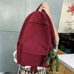 Canvas School Bags for Teenage Girl Casual Shoulder Bag