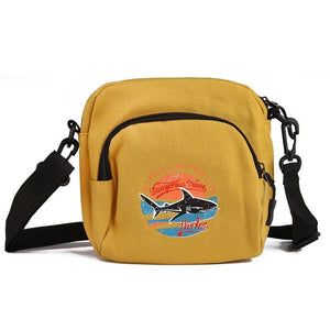 Canvas Shoulder Bags Women Student Handbags Mini Sling Bag Crossbody Bags