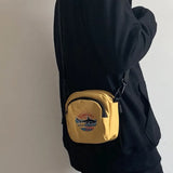 Canvas Shoulder Bags Women Student Handbags Mini Sling Bag Crossbody Bags