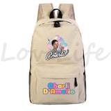 Charli Damelio Backpack Women Travel Knapsacks