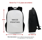 Quinn Print Backpack School Bags For Girls Bagpack Mochila Escolar USB Charging