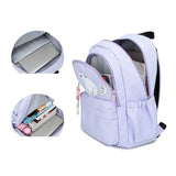 Kitten Cat Print Backpack Girls Travel Shoulder Bag