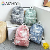 Tie Dye Large Backpack Women Travel School Rucksack Handbags