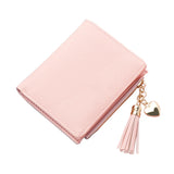 Women's Short Tassel Wallet Clutch Bag for Traveling