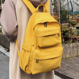 Waterproof Nylon Women Travel Backpack School Bag