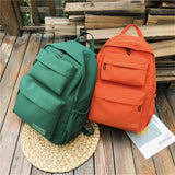 Waterproof Nylon Women Travel Backpack School Bag