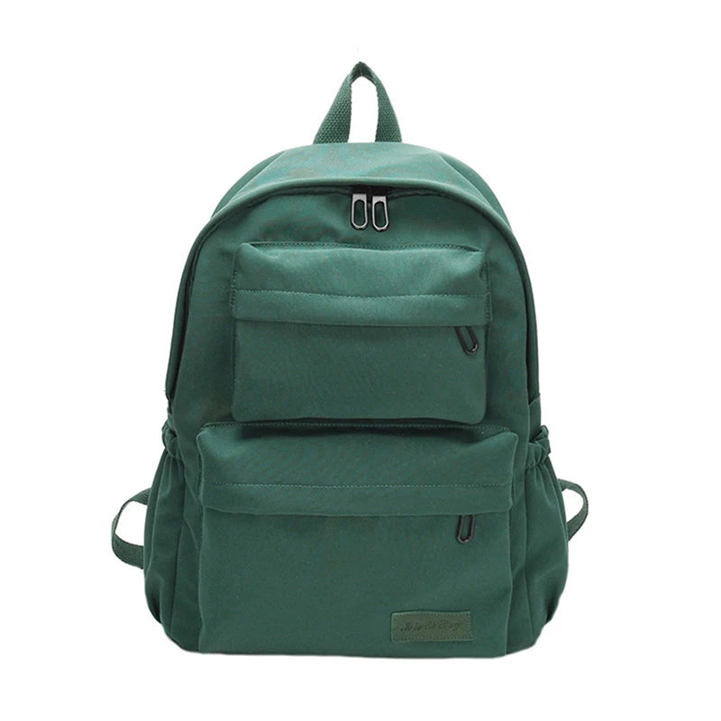 Waterproof Nylon Backpack for Women Travel Bag Teenage Girls School Pack