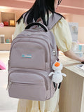 Waterproof Nylon Backpack for Women Travel School Bag Teenage Girls