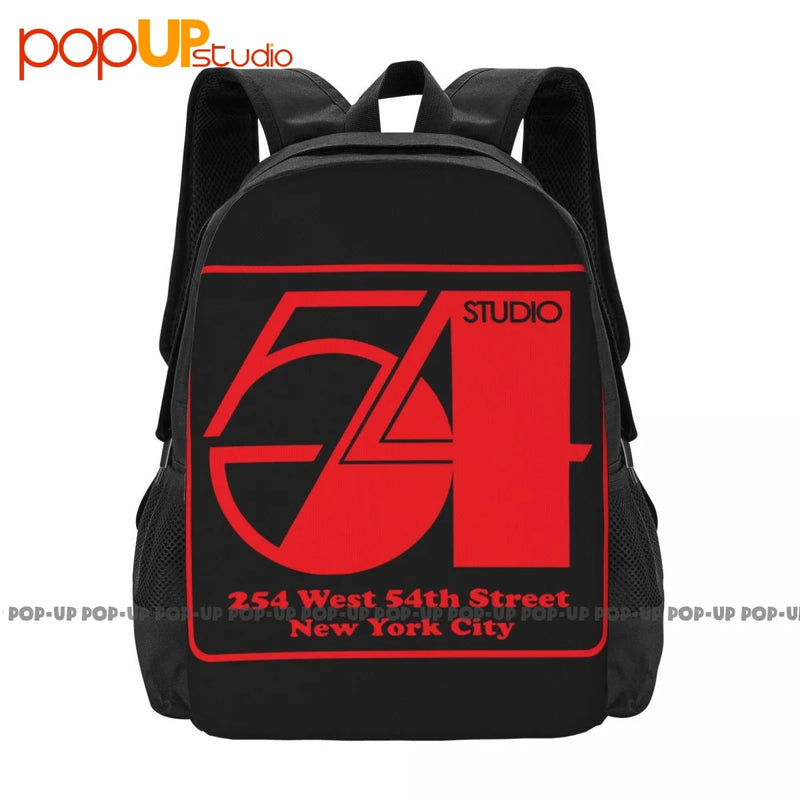 Studio 54 Disco Mirror Ball Backpack Soul 70S 80S Night Club Bag