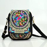 Ethnic Retro Mini Embroidered Bag Wallet for Women