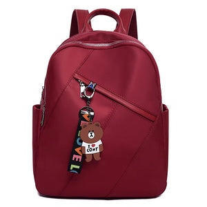 Anti-theft Ladies Backpack Oxford Cloth Bagpack