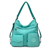 Casual Women Nylon Backpack School Bags Teenager Travel Bookbag
