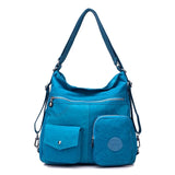 Casual Women Nylon Backpack School Bags Teenager Travel Bookbag