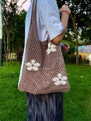 Casual Flower Sports Shoulder Bag Women Handbag