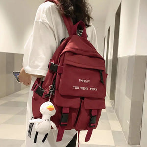 Stylish Laptop Women Backpack Schoolbag Female Travel Mochila Feminina