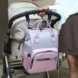 Stylish Diaper Bag Backpack Large Capacity Mommy Maternity Wet Bag