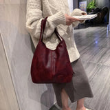 Stylish PU Leather Shoulder Bag Purse Tote Travel Umbrellas Lovely Hand Bag