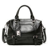 Retro PU Leather Travel Messenger Bag for Women