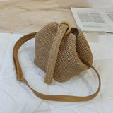 Straw Crochet Clutch Bag for Women Girlfriend Gift