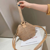 Straw Crochet Clutch Bag for Women Girlfriend Gift