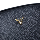 Three-Layer Zipper Cow Leather Shoulder Bag Women's Handbags Crossbody Bag