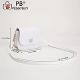Stylish Women Butterfly PU Leather Shoulder Crossbody Bag