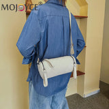Stylish Diamond Lattice Shoulder Crossbody Bag Solid PU Leather Zipper Handbag