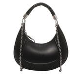 Stylish Women Hobo Bag PU Leather Clutch Purse Chain Crossbody Purse