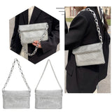 Women Rhinestones Evening Bag Crossbody Handbag