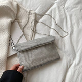 Women Rhinestones Evening Bag Crossbody Handbag