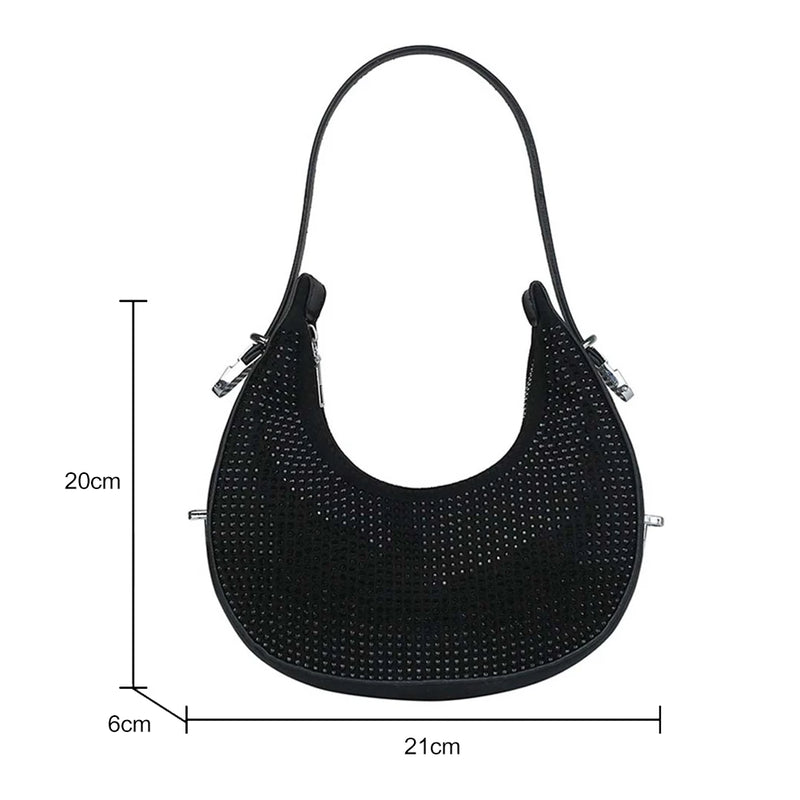 Elegant Rhinestone Evening Clutch Bag for Women