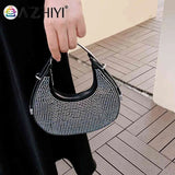 Elegant Rhinestone Evening Clutch Bag for Women