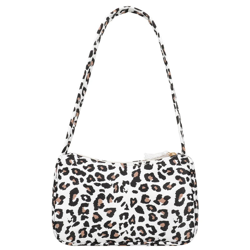 Animal Printing Canvas Shoulder Bag for Daily Shopping